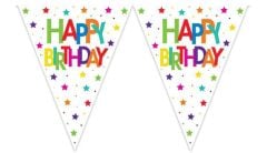 FLAMA ÜÇGEN BAYRAK HAPPY BIRTHDAY SUPERSTAR PK:1