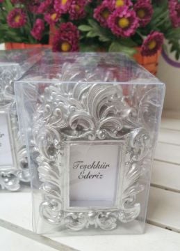 10 lu Vesikalık Barok Polyester Kare Çerçeve ( dayama ayaklı )