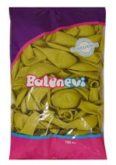 BALON DÜZ 12 İNC ZEYTİN YEŞİLİ PK:100 KL:50