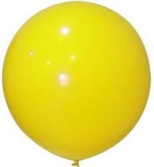 BALON JUMBO DÜZ 24 İNC SARI PK:3 KL:48