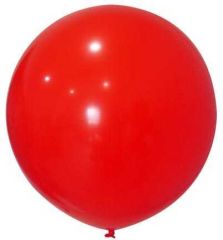 BALON JUMBO DÜZ 24 İNC KIRMIZI PK:3 KL:48