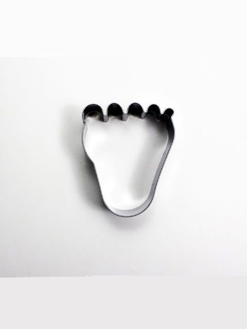 ayak modeli kurabiye kalıbı metal