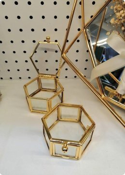 Metal ALTIGEN yüzük kutusu / yükselticisi GUMUS