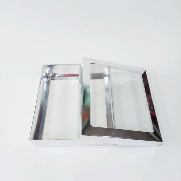 23x20x6 cm Asetat Pencereli Karton Kutu