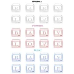 Tek Olarak Kutu İçin Harf (1 Adet) PEMBE NOKTALI O