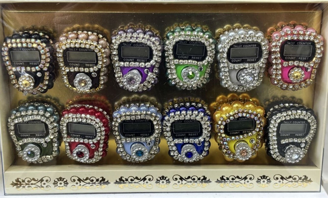 12 Li 5x5x5 Cm Mika Kutuda Zikirmatik