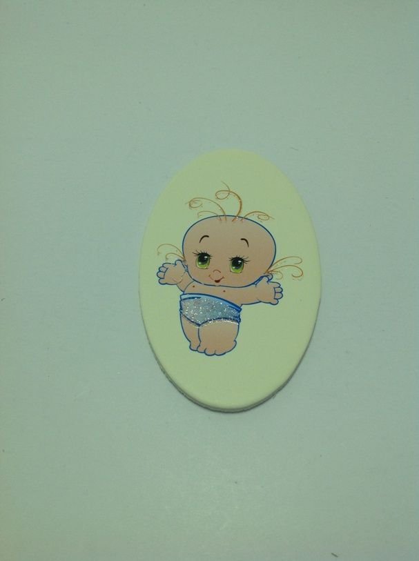 25 li bebek yuvarlak 20 li oval sticker