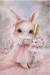 İsme özel çift tavşanlı şişe hediyelik(20 adet)