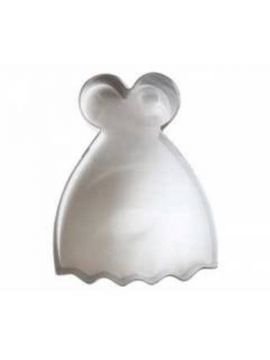 bebek fırfırlı elbise modeli kurabiye kalıbı metal
