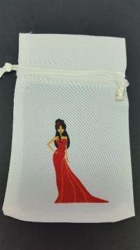 20 Li Kına gecesi kına kızı Figür Baskılı Keseler 1 nolu kına kızı 20 li