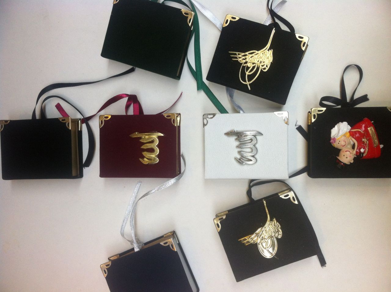 Dikdörtgen Kadife Sıvama Mevlüt Kutu 20'Li Şantuk kumaşlı mavi 20 li