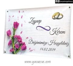 1.Kalite Kişiye Özel Baskılı Pankart & Branda 60*90