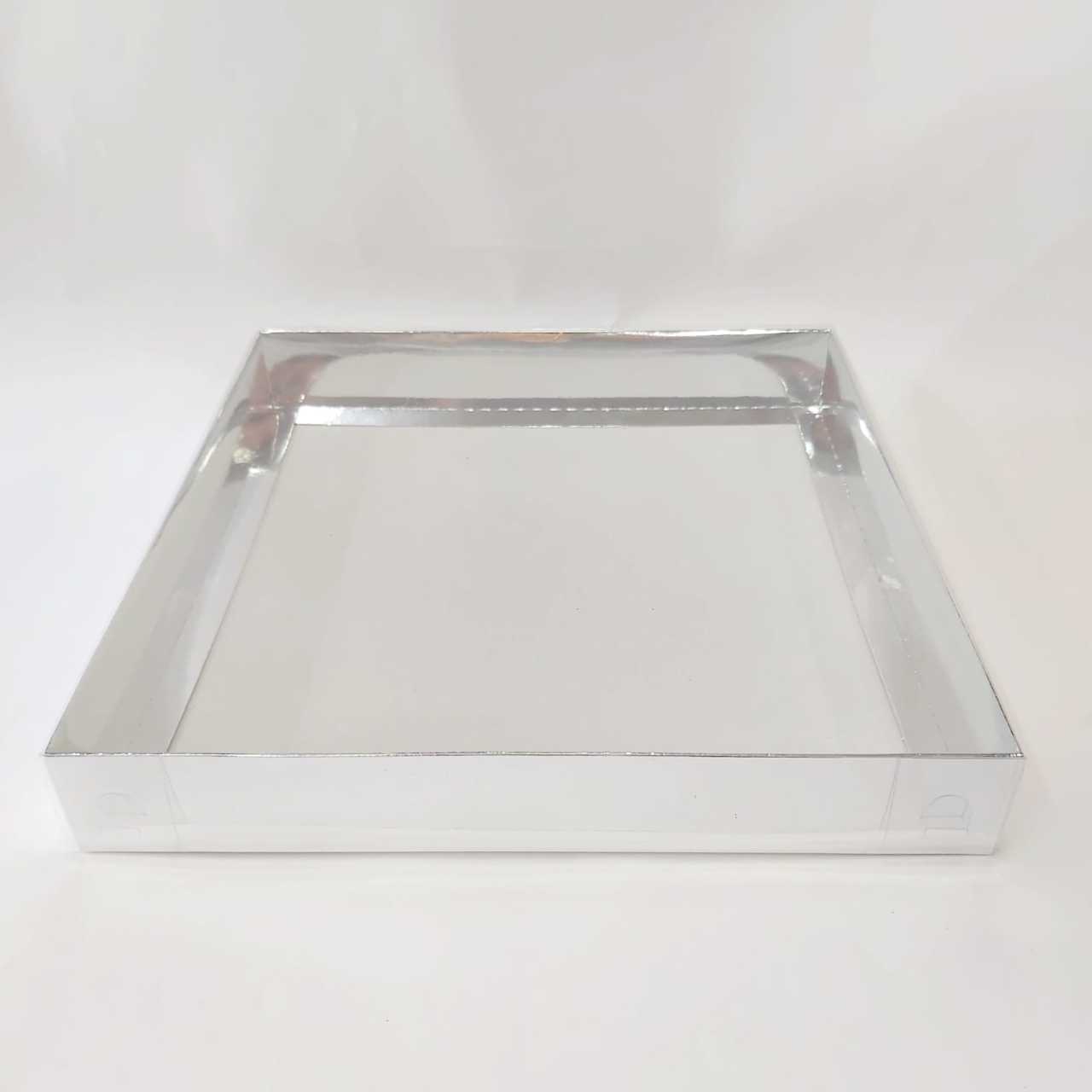 32x32x5 cm Altı Karton Üstü Asetat Kutu