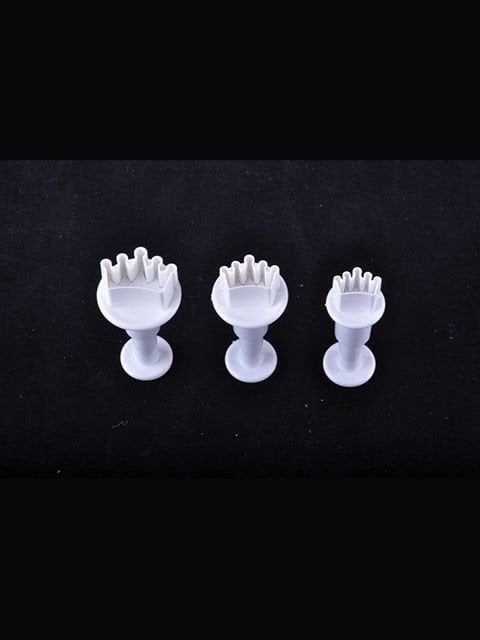 kraliçe tacı basmalı 3'lü mini kopat