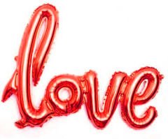 FOLYO BALON LOVE 60x45 CM KIRMIZI PK:1 KL:500