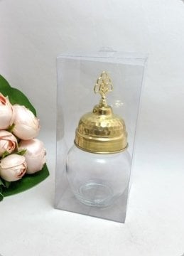 50'Li 7x7x16 Cm Katlanmamış Full Asetat Kutu Kolonya Şişesi için