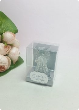 Pleksi Ayna Nikah Bebek Şekeri Yasin Üzeri İsimlik