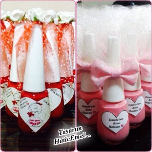 40 Adet Süslü oje (Söz,Nisan,Kına,Nikah,Bebek Şekeri)