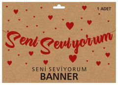 FLAMA SENİ SEVİYORUM METALİZE KRMZ PK:1 KL:300