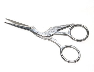 Kuş şeklinde Metal Makas (Söz, Nişan Tepsi Makası)