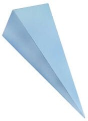 KÜLAH KARTON KUTU BÜYÜK BOY MAKARON MAVİ PK:25