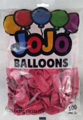 BALON DÜZ 12 İNC (JOJO BALLOONS) VİŞNE RENGİ