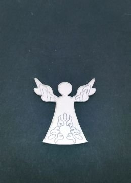 Akrilik Şekilli Pleksi Ayna Lazer Kesim Süsleme objeleri 1.No:işli melek figürü ( 20 Li) 3.00 x 3.00 cm