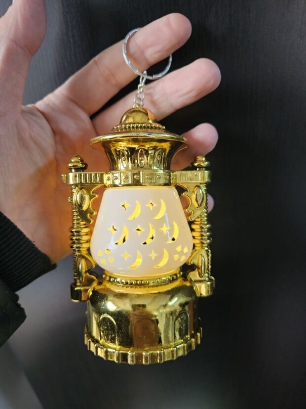 12 Li Işıklı Ramazan Kandili 16cm