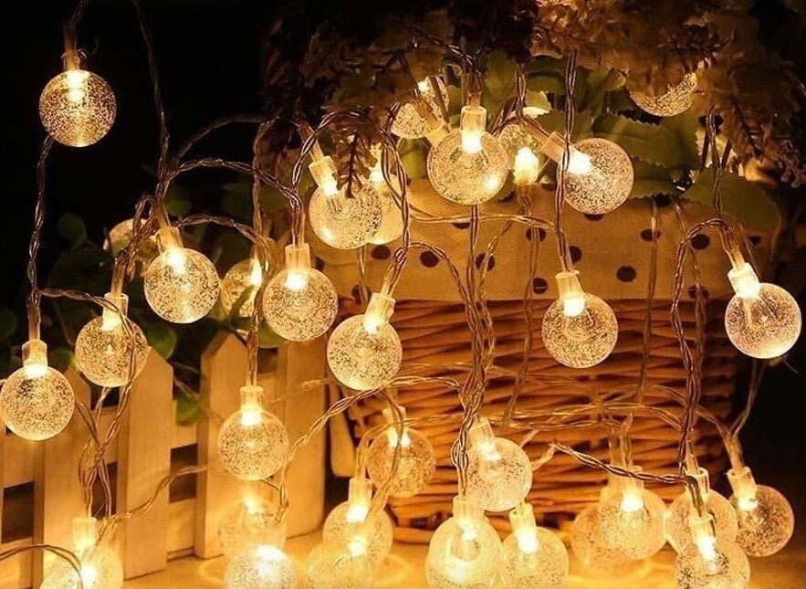 3m 20 Led Kristal Top Gün Işığı Pilli 2 Kademeli MZ-307