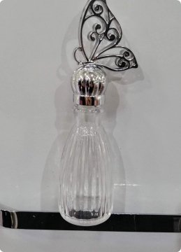 Çizgili Pvc Kelebek Tepelikli şişe