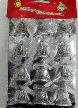 12 li çan yılbaşı ağaç süsleme