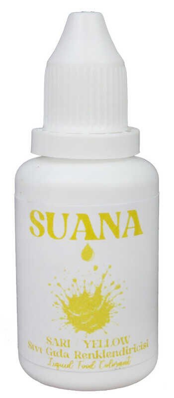 GIDA BOYASI SIVI RENKLENDİRİCİ SARI 20 ML PK:15