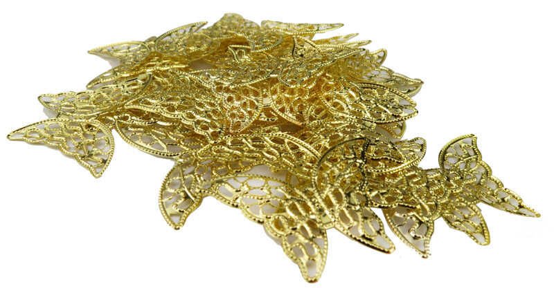 KELEBEK METAL KÜÇÜK ALTIN P100-100