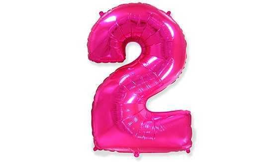 FOLYO BALON İSPANYA MALI 2  PEMBE  32 İNC PK:1
