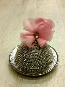 Swarovski Taş Süslemeli Lokumluk ve Tabağı