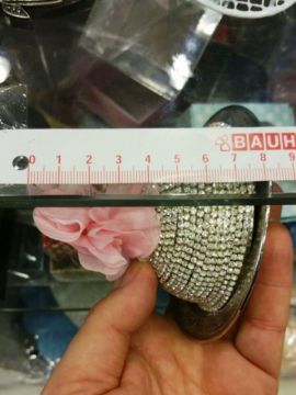 Swarovski Taş Süslemeli Lokumluk ve Tabağı