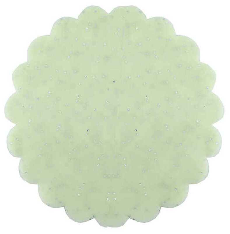 ORGANZE TAŞLI TÜL KREM 18 CM PK:100 KL:100