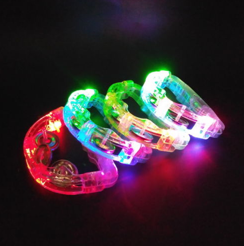 Led Işıklı Pilli Rengarenk Yanıp Sönen Lüks Eğlence Tefi Mavi Renk