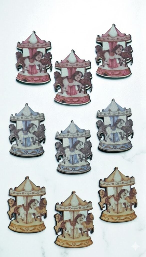 Atlıkarınca ahşap obje