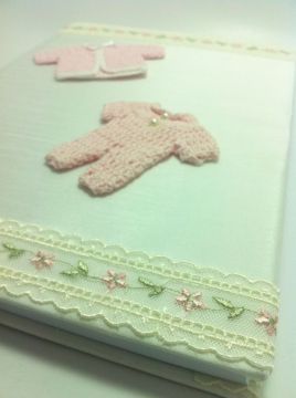 Bebek Anı / hatıra defteri Şantuk Kumaşlı (tulumlu)