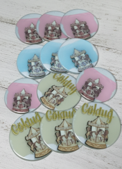 Pleksi Üzeri Kabartma Atlkarınca Figürlü Hediyelik