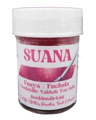 GIDA BOYASI YENİLEBİLİR SİMLİ YALDIZLI FUŞYA 5 GR