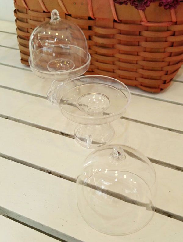 1.No Cupcake Fanus Şeffaf Kutu