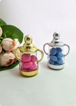 12 li Biberon Mika Kutu Bebek Şekeri Objesi