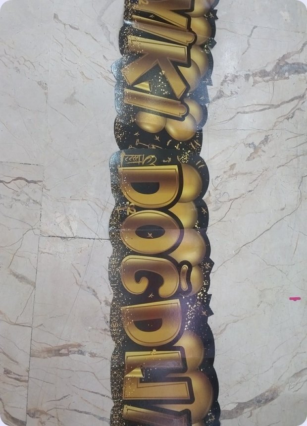3D İyiki Doğdun Uzar Yazı 115x23cm GUMUS