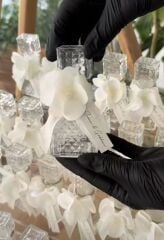 20 Li Çiçekli kristal cam şişe Hediyelik