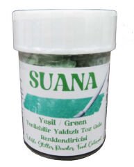 GIDA BOYASI YENİLEBİLİR SİMLİ YALDIZLI YEŞİL 5 GR
