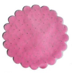 ORGANZE TAŞLI TÜL PEMBE 22CM PK:100-KL:100