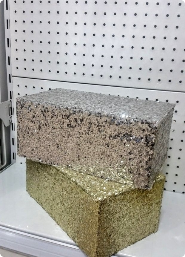 30 cm dikdörtgen payet kumaşlı altlık Yükselti SIYAH