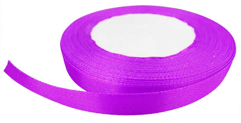 KURDELA SATEN LİLA 1CM 250Yard-60